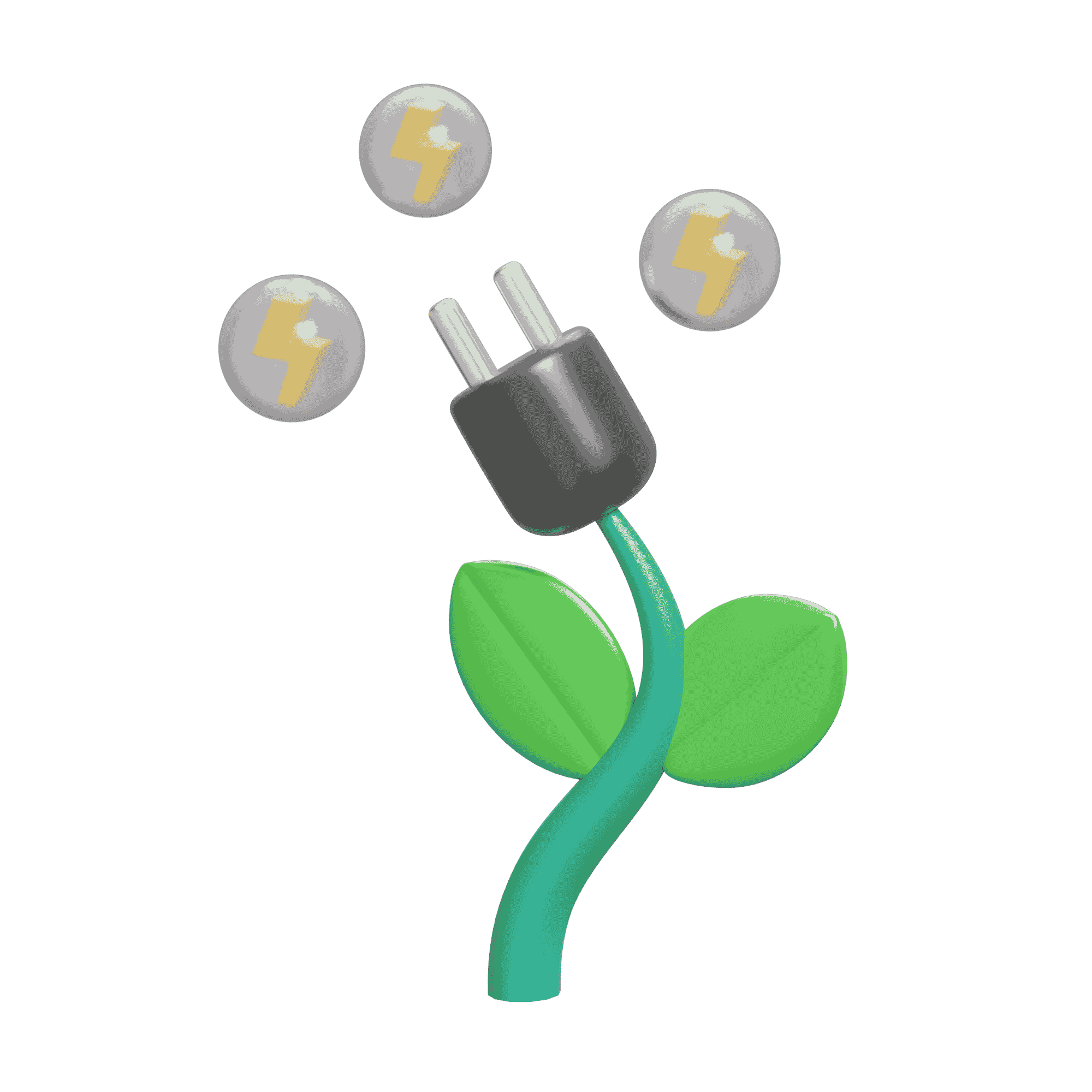 Clean energy icon representing ZVolta's mission