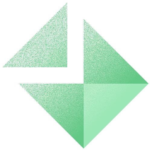 Abstract green blurred shape